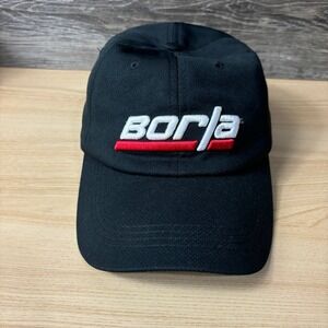 Borla Hat Cap Strap Back Black Exhaust Systems One Size Adjustable